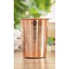 Стеклянный стакан из чистой меди с тиснением и крышкой, питьевая вода, йога-аюрведа, объем - 300 мл (Пакет из 1)