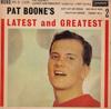 7-дюймовая пластинка ПЭТ БУН - Последние и лучшие хиты Пэта Буна (Nu RED1335 London Records 1962 UK Поп Б/У