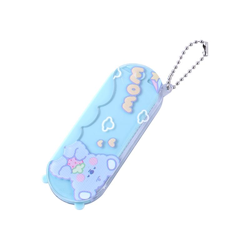 Компактное складное карманное зеркальце со встроенной расческой - Идеально для макияжа и поправок в дороге