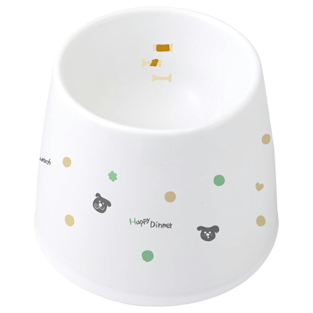 Marukan Ceramic Tableware for Dogs M Size Easy-to-eat