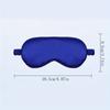 1pcs Double-sided Eye Mask with Silk Simulation Breathable for Lunch Break Aviation Black Shading Sleep and Travel Eye Mask