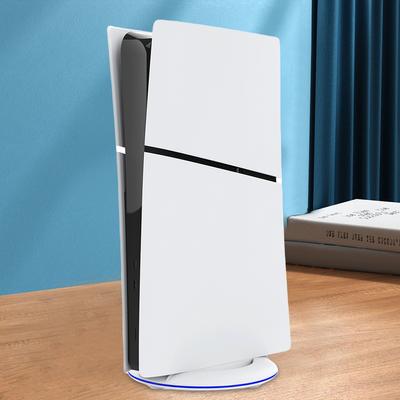 Светодиодная вертикальная подставка для PS5 Slim версии с дисководом/цифровой версии, держатель, док-станция, крепление для игровой консоли Sony Playstation 5 Slim, базовые аксессуары
