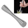 304 Stainless Steel Cocktail Muddler Ergonomic Handle Fruit Crusher Muddler  Bartender