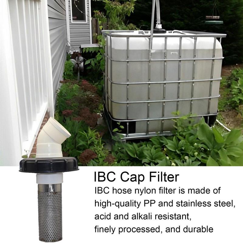 Hose Inlet Strainer Filter Rain Water Outlet Hose Filter Stainless Washable Gallon Tank Mesh Strainer Reusable For Yard