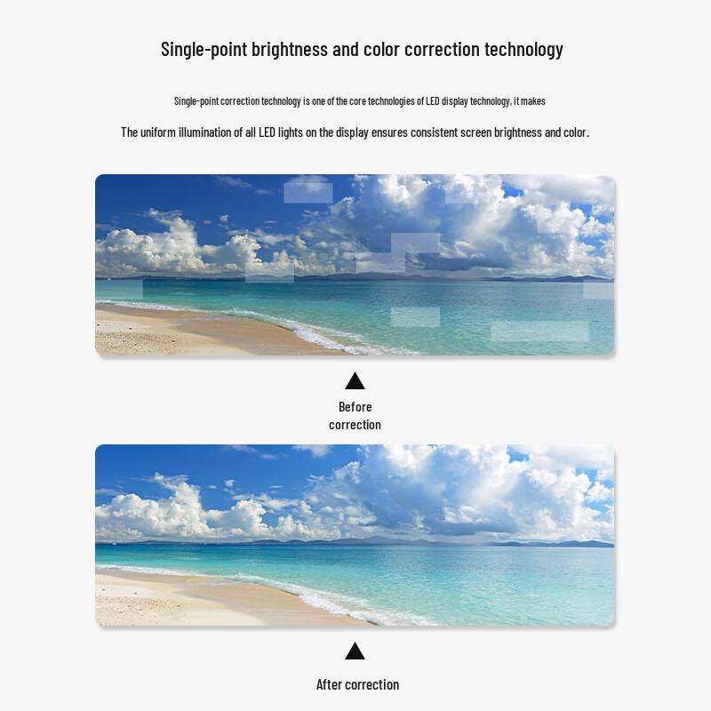P1.25 Indoor Full-Color LED Display CN plug (adapter included)