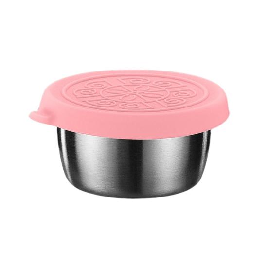 Контейнер для соуса с хорошей герметизацией и крышкой из нержавеющей стали. Контейнер для приправ. Домашние принадлежности.