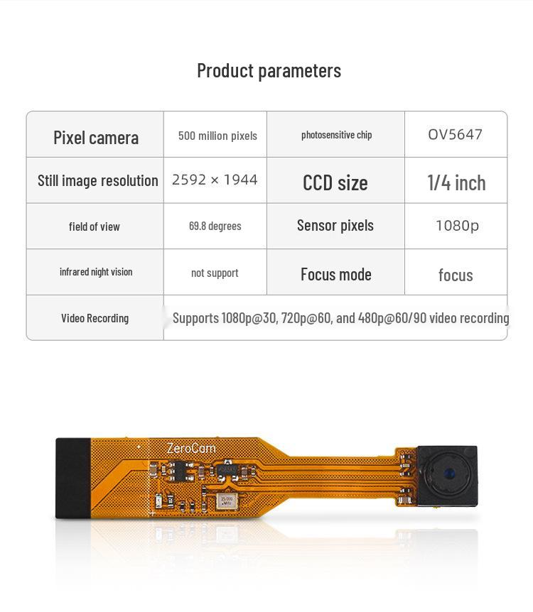 Модуль камеры Raspberry Pi Zero v1.3 - 5 Мп OV5647