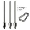 3 Набора Пинцеты для Снятия Наконечники Стилуса Замена Наконечников Титановый Сплав Для Samsung Galaxy Tab S6 S7 S8 S9 S23 NOTE10/20