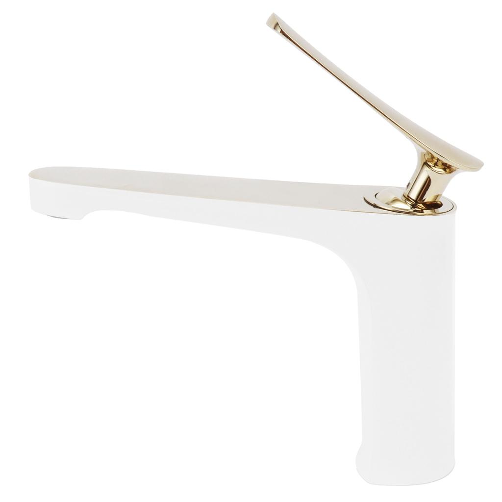 G1/2 кран для раковины современный смеситель для горячей и холодной воды аксессуар для ванной комнаты белое золото