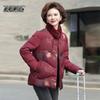 Xuezhongfei Women's Embroidered Rex Rabbit Fur Collar Down Jacket