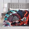 Yuji Itadori From Jujutsu Kaisen Anime Plush Blankets  Awesome Throw Blanket for Home 125*100cm Bedspreads,
