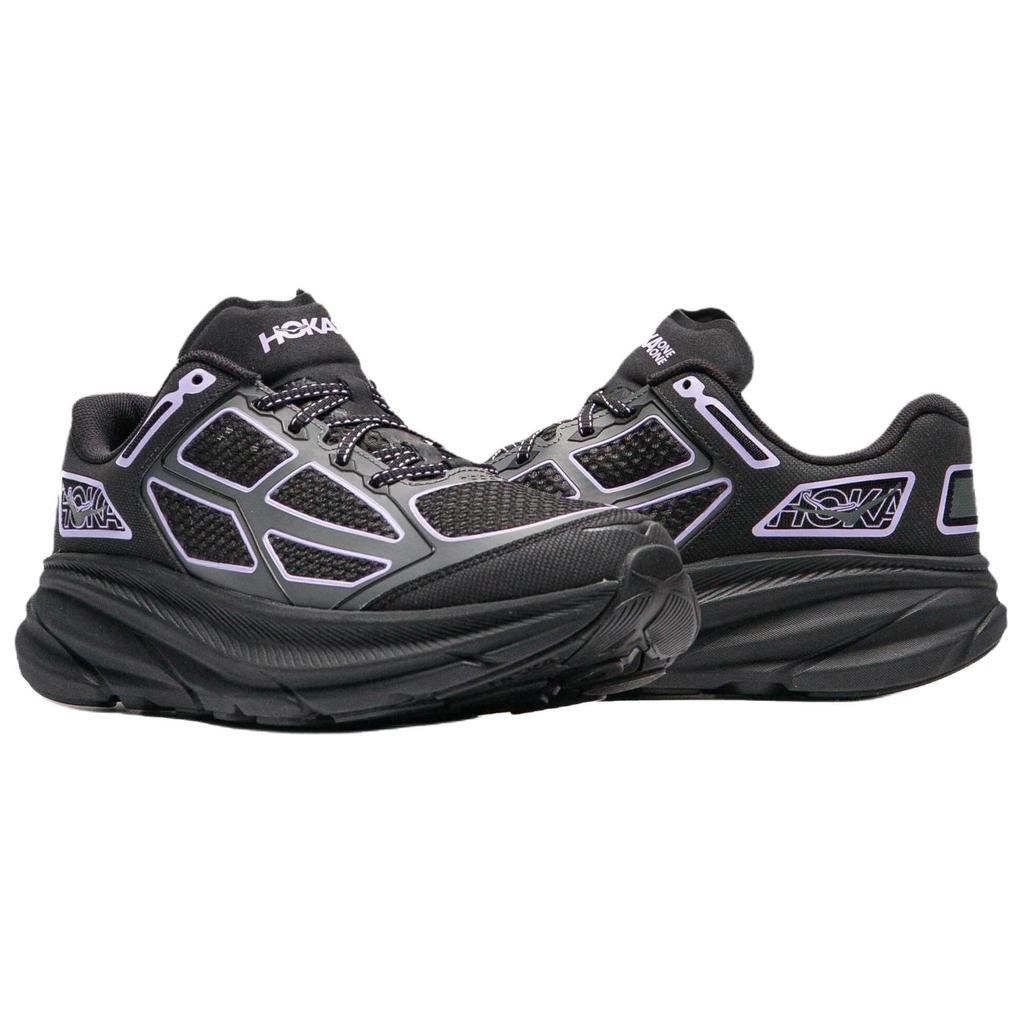 HOKA Clifton One9 Черный Цветок Астры Унисекс Кроссовки 1155370-BWR
