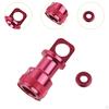 Aluminum Alloy Pedal Quick Release Base Buckle Replace, Storage Device for Mountain Bikes
