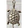 Silver-tone Metal Turtle Charm