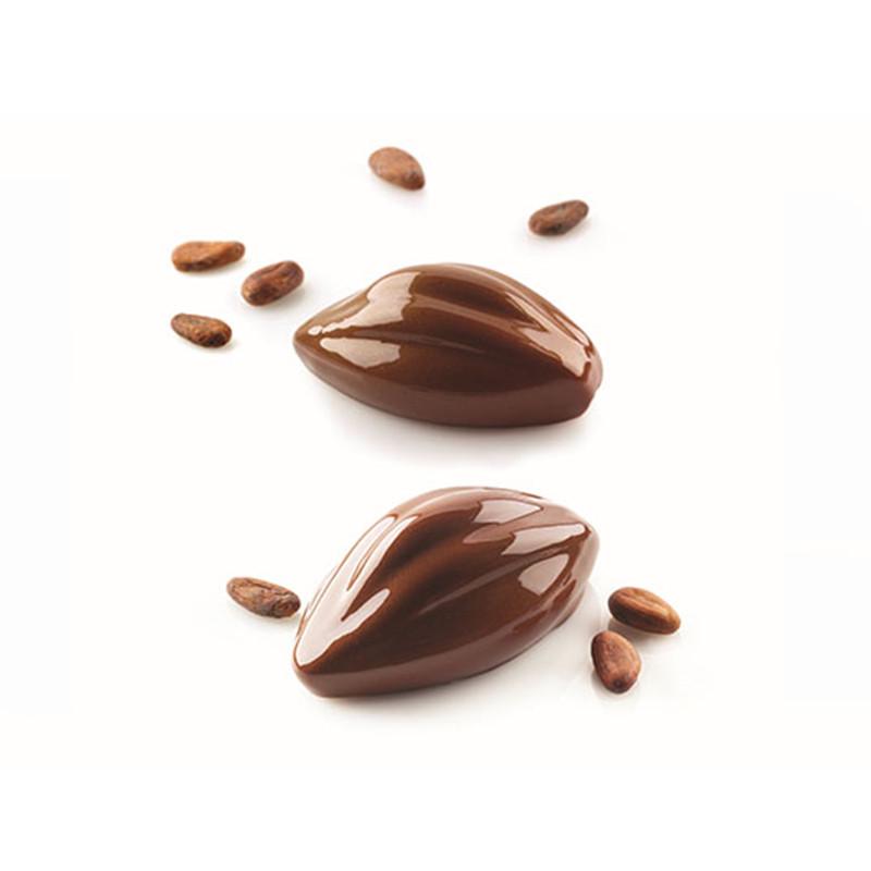 Cacao Fruit Mousse 6-Cavity Silicone Cake Mold for French Desserts