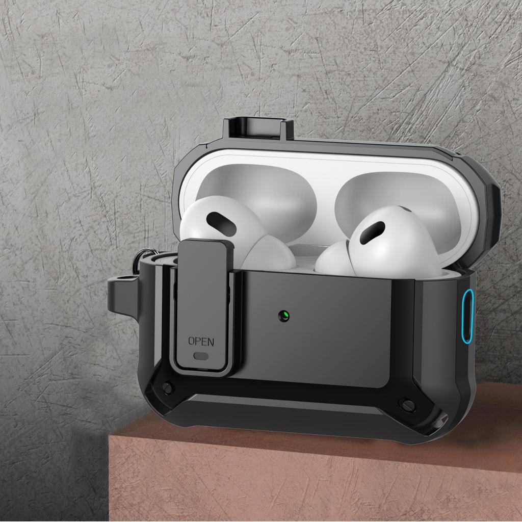 Чехол для наушников Mecha-стиль подходит для AirPods Pro1 Apple защитный чехол Bluetooth 1-го поколения защита от падения 1011 мужчины