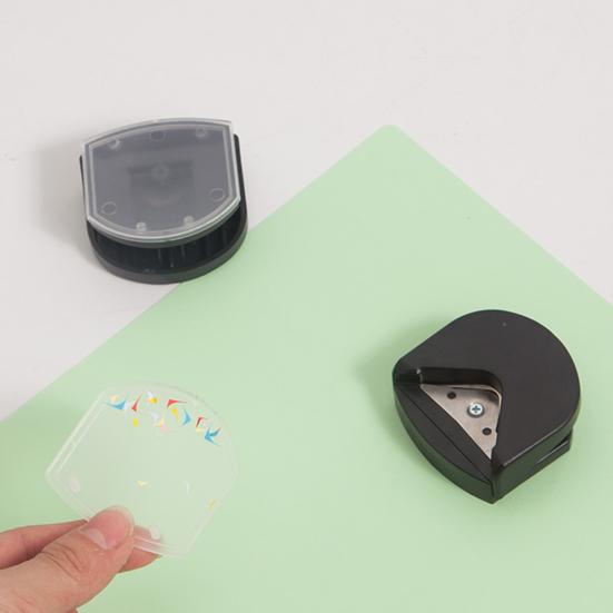 Labor-saving Press Type Corner Trimmer Plastic DIY Craft Paper Corner Cutter for Home