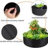 10/30/40/50/100 Gallons Fabric Garden Raised Bed Round Planting Container Grow Bags Fabric Planter Pot For Plants Nursery Pot