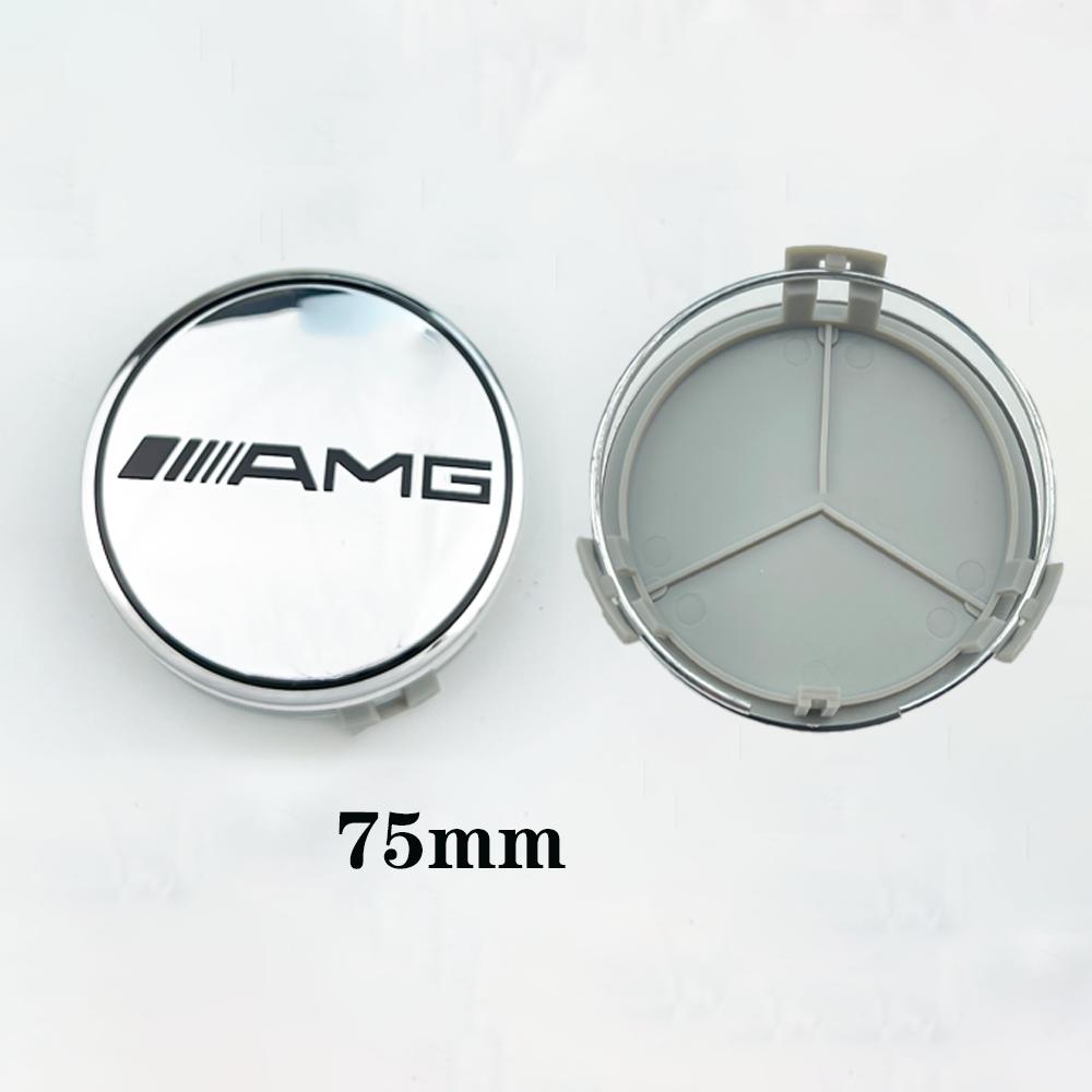 4PCS 75MM Car Wheel Center Hub Caps Covers For Mercedes Benz A B C S Class AMG GLA CLA GLC W176 W221 W204 W205 accessories