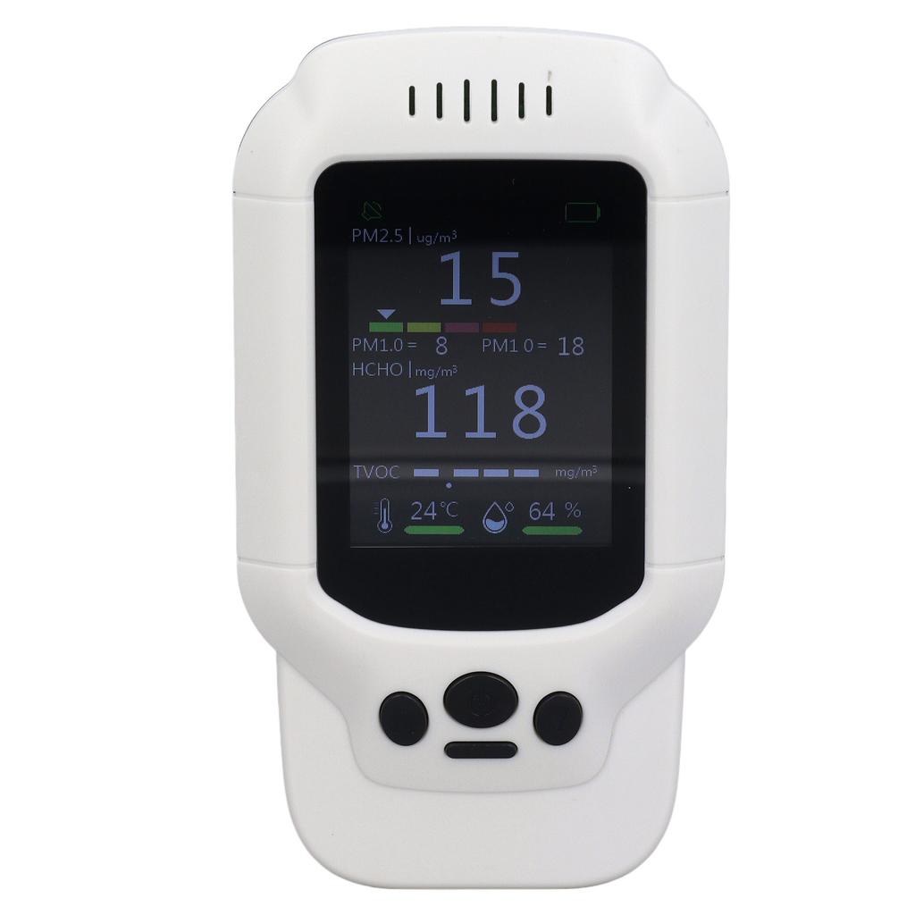 PM2.5 PM1.0 PM10 Monitor Meter Indoor Temperature Humidity Detector High Accuracy Digital Portable F