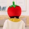 Soft Orange Hat Adjustable Strawberry Hat Cute Tomato Hat  Unisex
