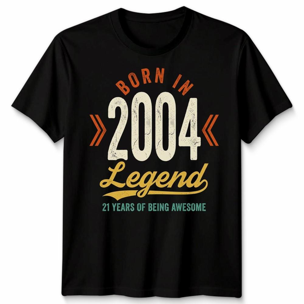 21st Birthday Unisex T Shirt 21 Years Of Being Awesome Legend Born In 2005 Funny