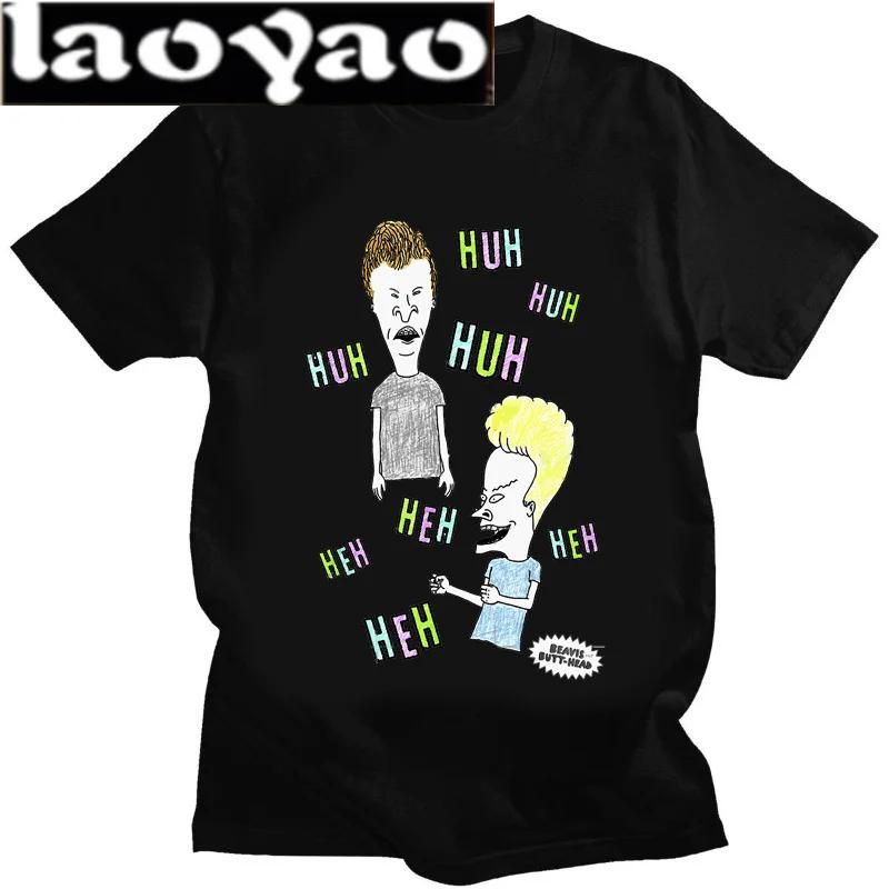 Beavis and Butthead BB Newest TShirt for Unisex Around The Christmas Tree Round Collar Basic Distinctive Birthday Gift Tops