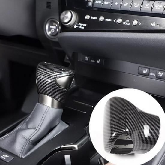 Carbon Fiber SHift Knob Cover Trim Fits for Lexus ES EX250 EX300 EX350 -