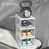 Home Shoe Box Transparent Stackable Thickened Foldable Dust-proof Visible Dustproof Moisture-proof Dorm Shoe Container Shoe