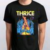 Винтажная музыкальная футболка Thrice Все размеры S M L XL XXL 3 4 XL Черный Белый
