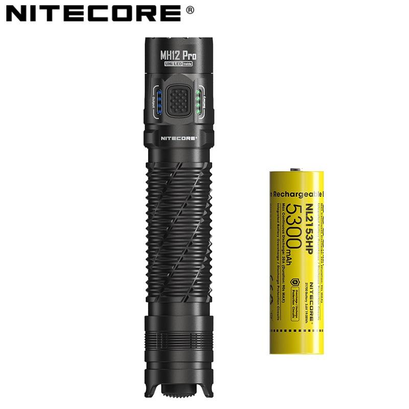NITECORE MH12 PRO 3300 lumen USB-C Rechargeable Compact Flashlight With Battery For Search, Outdoor, Camping, Emergency