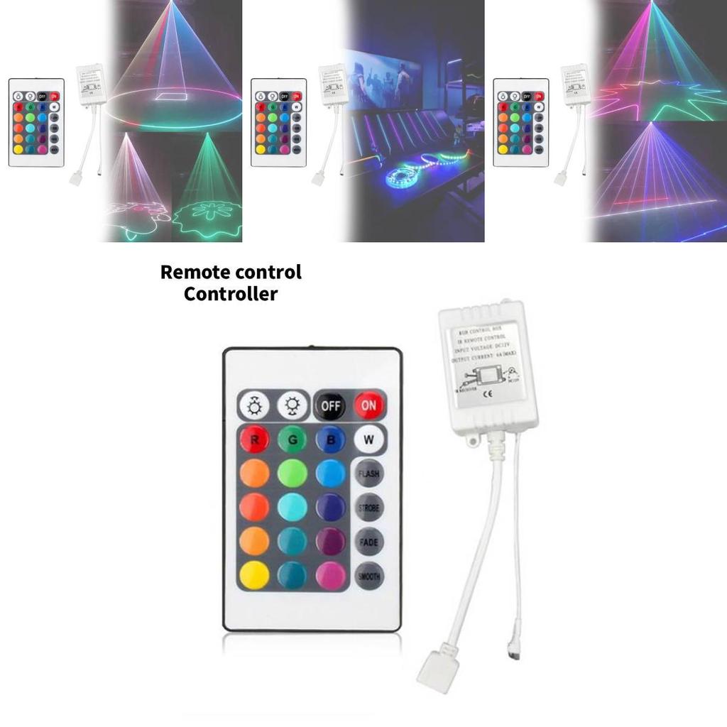 Светодиодная RGB лента с контроллером и ИК-пультом для домашнего декора и регулировки яркости