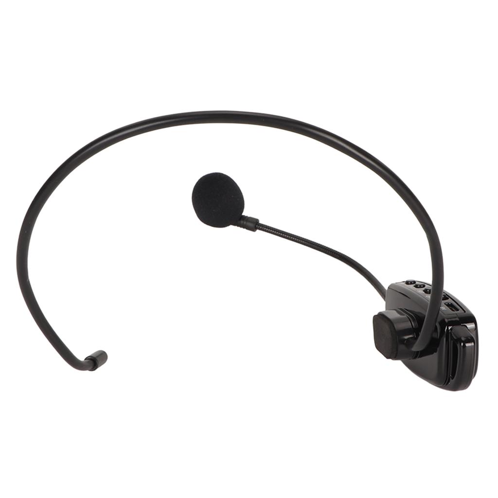 2.4G Беспроводная микрофонная гарнитура с шумоподавлением, стабильный беспроводной УВЧ микрофон-гарнитура для учителя, выступлений на открытой сцене