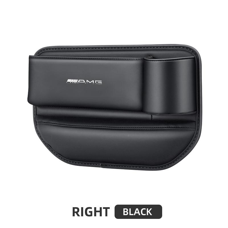 WXAKF1 Hot 2026 For Benz Car Seat Gap Organizer Multifunction Storage Box Cup Pocket For Mercedes Benz AMG W204 W205 W203 W211 W212 W21