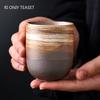 1 Pc Chinese Ceramic Tea Cup Vintage Pottery Tea Bowl Household Teaware Handmade Meditation Teacup Tea Set Accessories 130ml