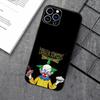 K-Killer Klowns Outer Space Phone Case For iPhone 16,15,14,13,12,11,XS,XR,X,8,7,Pro,Max,Plus,mini Silicone Black Cover