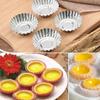 50Pcs Reusable Tart Muffin Molds Non-Stick Kitchen Baking Mold Cupcake Cakes Mold  Egg Tart Baking