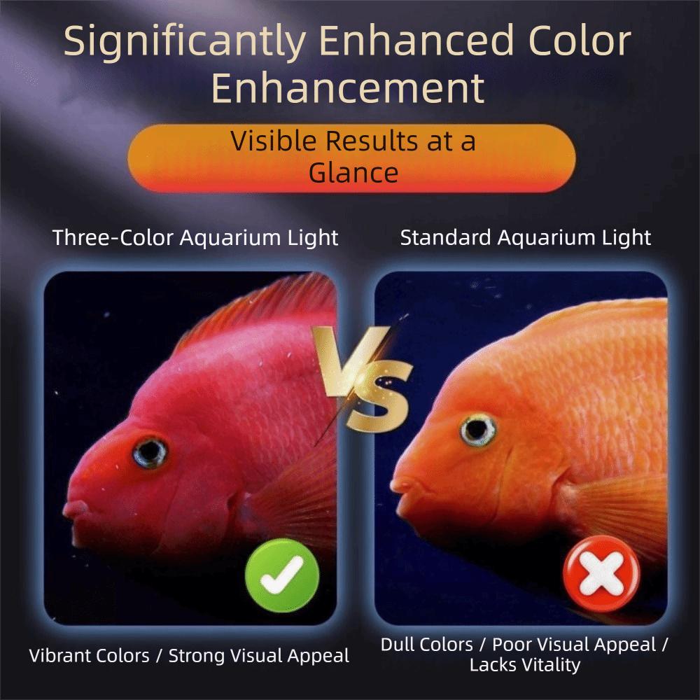EU Plug Fish Tank Light Lighting Color Fish Brightening Lamp Aquarium LED Light For Home