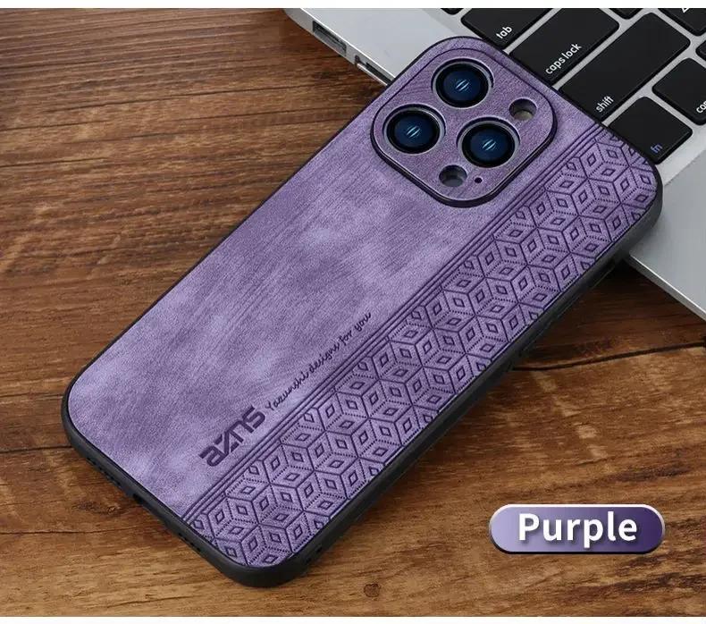 Роскошный кожаный деловой чехол для телефона для iPhone 16 15 11 13 12 14 Pro Max Plus 13 12 Mini X XR XS 8 7 Plus Противоударный мягкий чехол