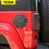 Крышка автомобильного бака TESIN для Jeep Wrangler JK 2007-2017, ABS, алюминиевый сплав, внешняя крышка топливного бака автомобиля, крышка для JK