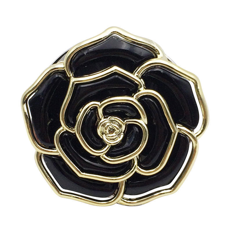 1 шт. Складной крючок для сумки с дизайном розы, металлический, пластиковый, круглый, крючок для стола, держатель для сумочки