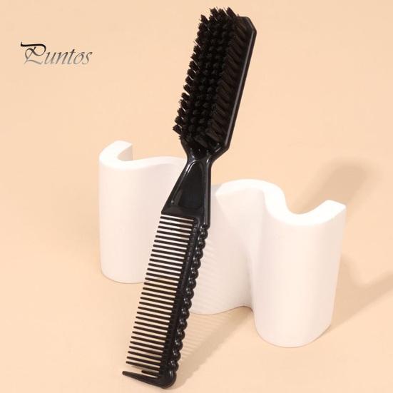 Щетка для волос двойного назначения, портативная, нежная чистка, компактная, удобная, пушистая, расческа для бороды, для сломанных волос