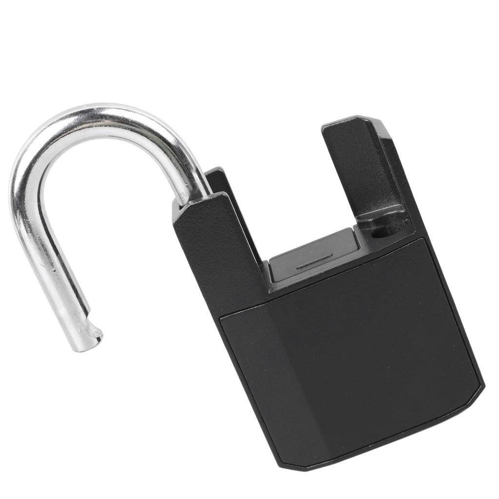 Замок с отпечатком пальца, противоугонный, Bluetooth, разблокировка телефона с 2 ключами, водонепроницаемый, черный для спортзала