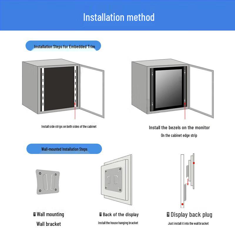 ZHIXIANDA 17.3-inch 1080P Non-Touch Rackmount Monitor CN plug (adapter included)