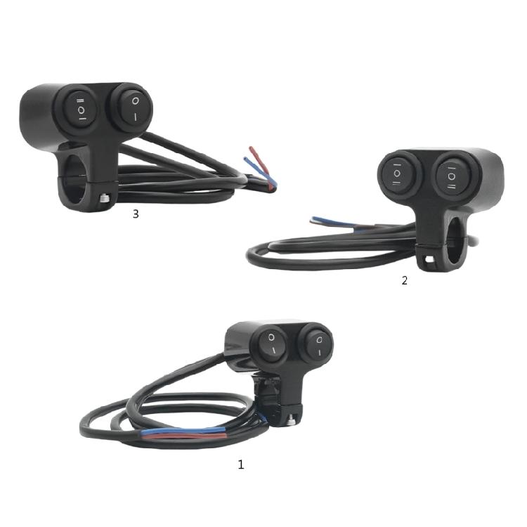 Коррозионностойкая мотоциклетная передняя фара-прожектор, переключатель управления на руле, подходит для безопасной ночной езды