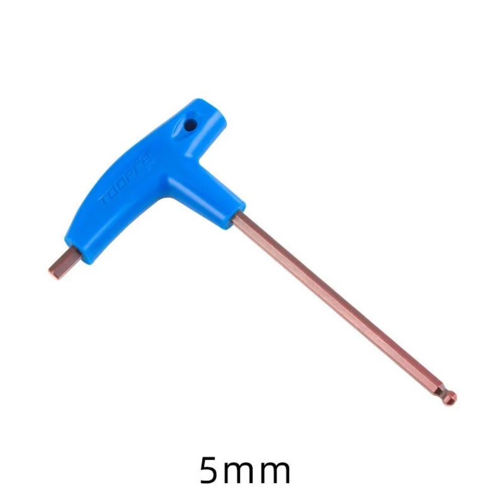 With Double Ends Bike Allen Key Wrench Plastic Handle Bicycle Spanner  Bicycle Repair Tools