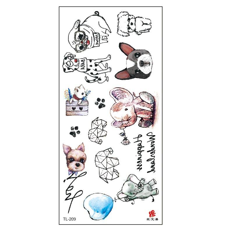 Детская наклейка-татуировка «Русалочка», мультяшная милая принцесса, набор для имитации татуировки на воде