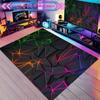Ковер на игровую тематику Zulida, Нескользящий, Машинная стирка, Низкий ворс, Полиэстер, Удобный прямоугольный ковер, Идеальный декор для игровой комнаты