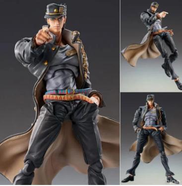 Jojo'S Adventure Superimage Bruno Kujo Jotaro Apaki Movable Action Figure - Collectible Shouban Model Toy