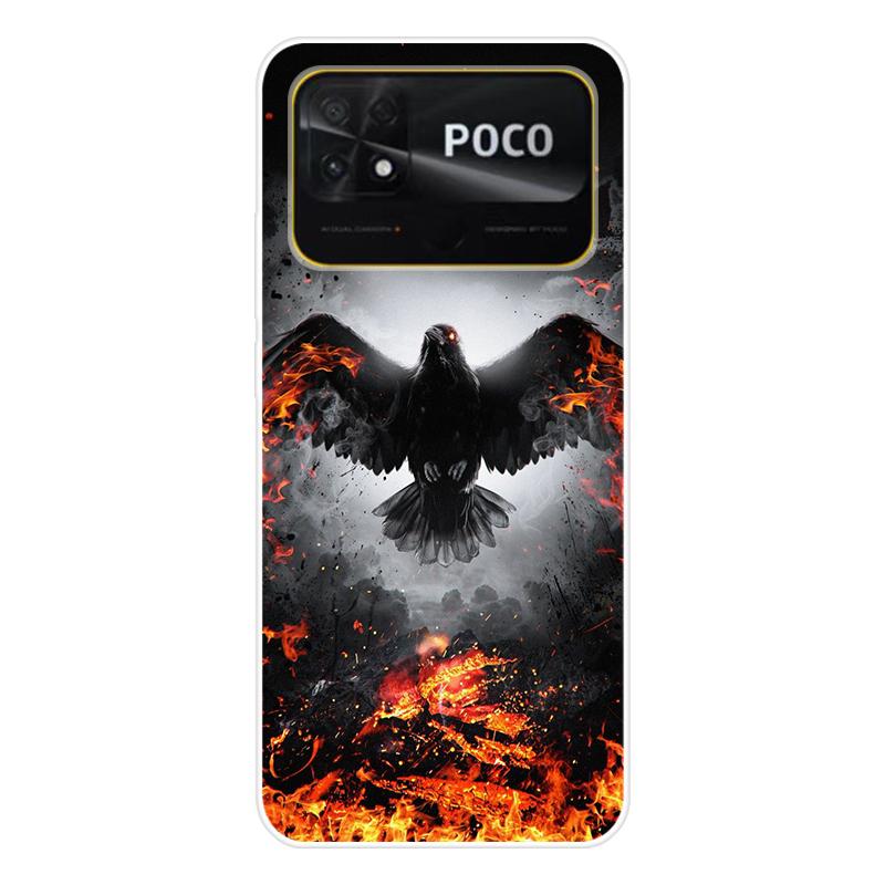 Для Xiaomi Poco C40 C 40 Чехол Мягкая силиконовая задняя крышка Мультяшный чехол для телефона Разнообразие